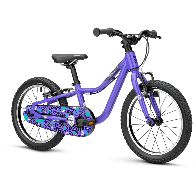 Ridgeback MX16 Kids Bike in Lightning Lilac-1