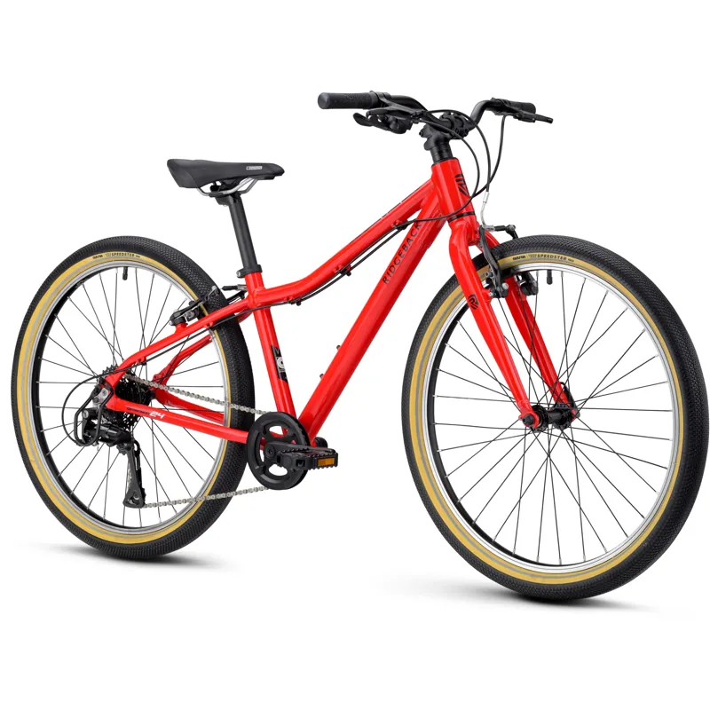 Ridgeback Dimension 24 inch Kids Bike in Racer Red-1