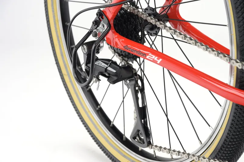 Ridgeback Dimension 24 inch Kids Bike in Racer Red-5