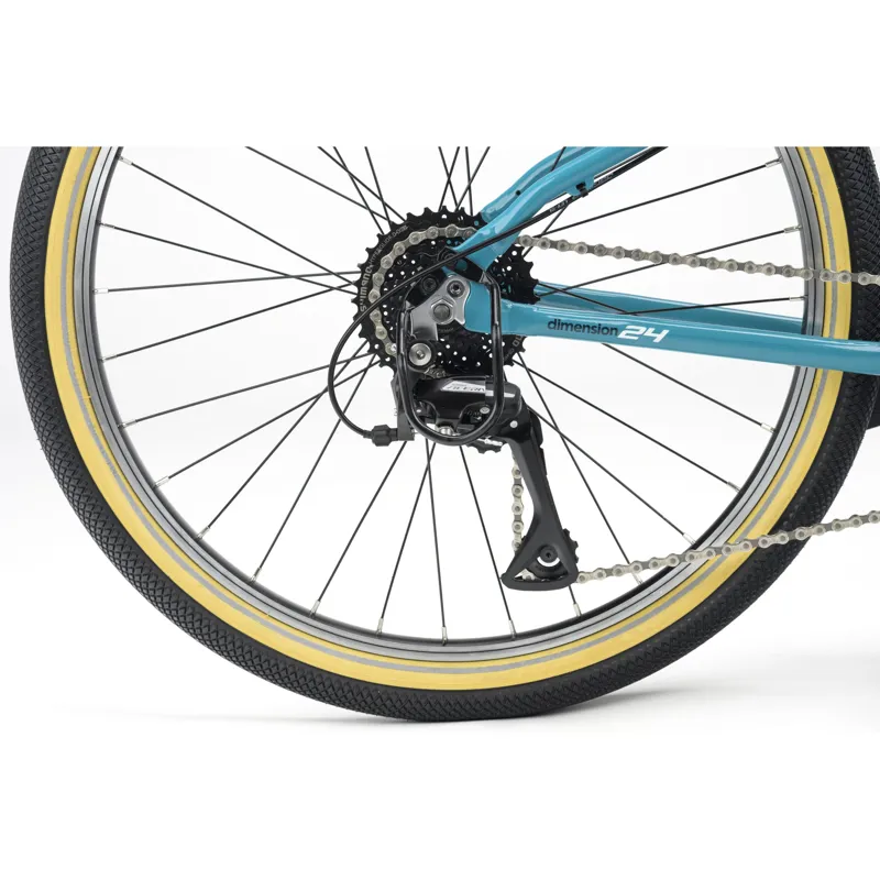 Ridgeback Dimension 24 Kids Bike in Turbo Teal-11
