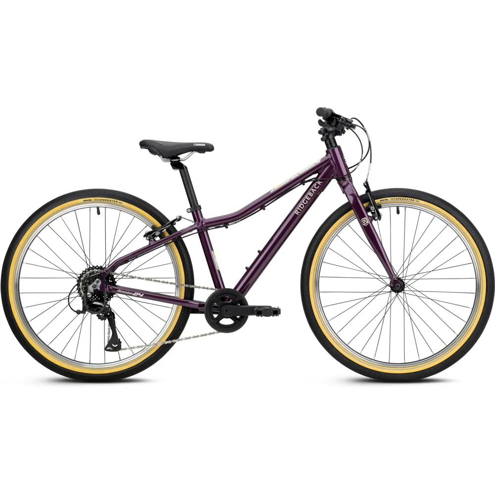 Ridgeback Unisex Purple Dimension 24 Inch Kids Bike In Vanquish Violet