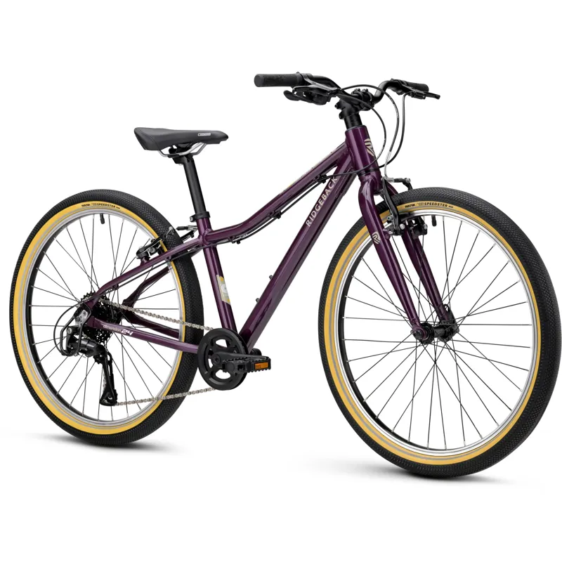 Ridgeback Dimension 24 inch Kids Bike in Vanquish Violet-1