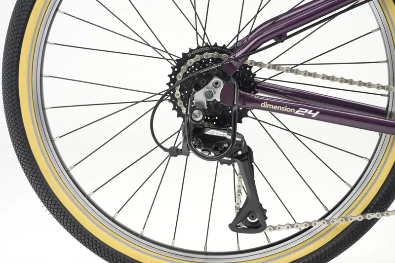 Ridgeback Dimension 24 inch Kids Bike in Vanquish Violet-7