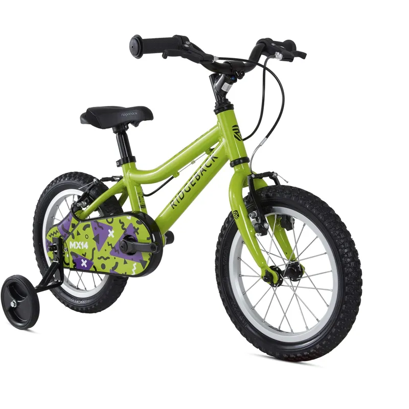 Ridgeback MX14 Kids Bike in Green-1