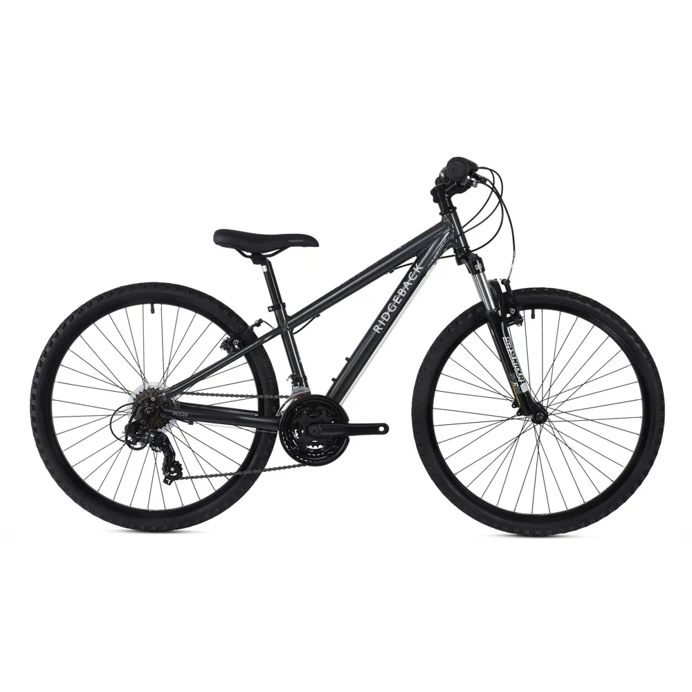 Ridgeback Unisex Kids Grey Mx26 Kids Bike In Anthracite