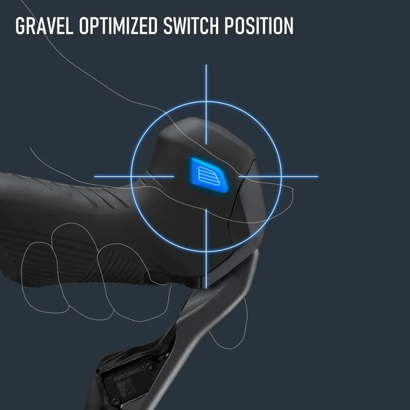 Shimano GRX Di2 ST-RX825 STI Front Right 12-Speed Hydraulic Brake Lever and Calliper-8