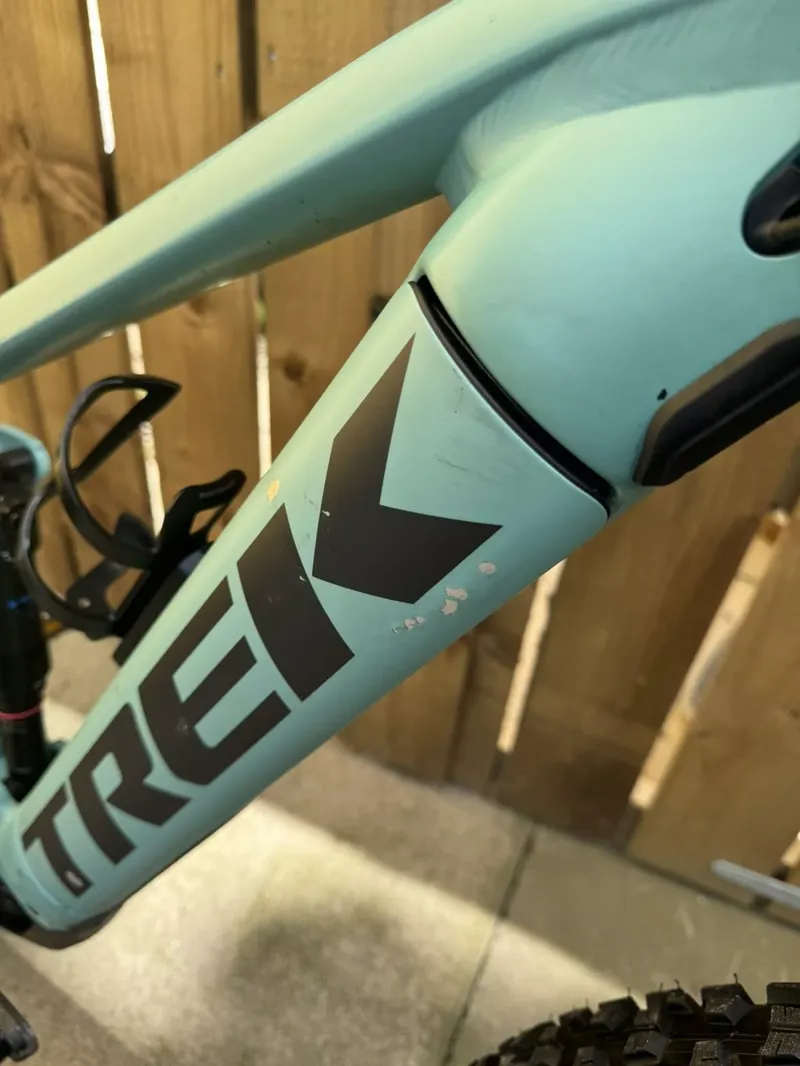 EX-DEMO - TREK Rail 7 Gen 3 625Wh Full Suspension Electric Mountain Bike in Matte Blue Sage - Medium-3