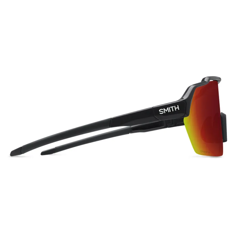 Smith Shift Split MAG Glasses in Black with Red Mirror Lens-2