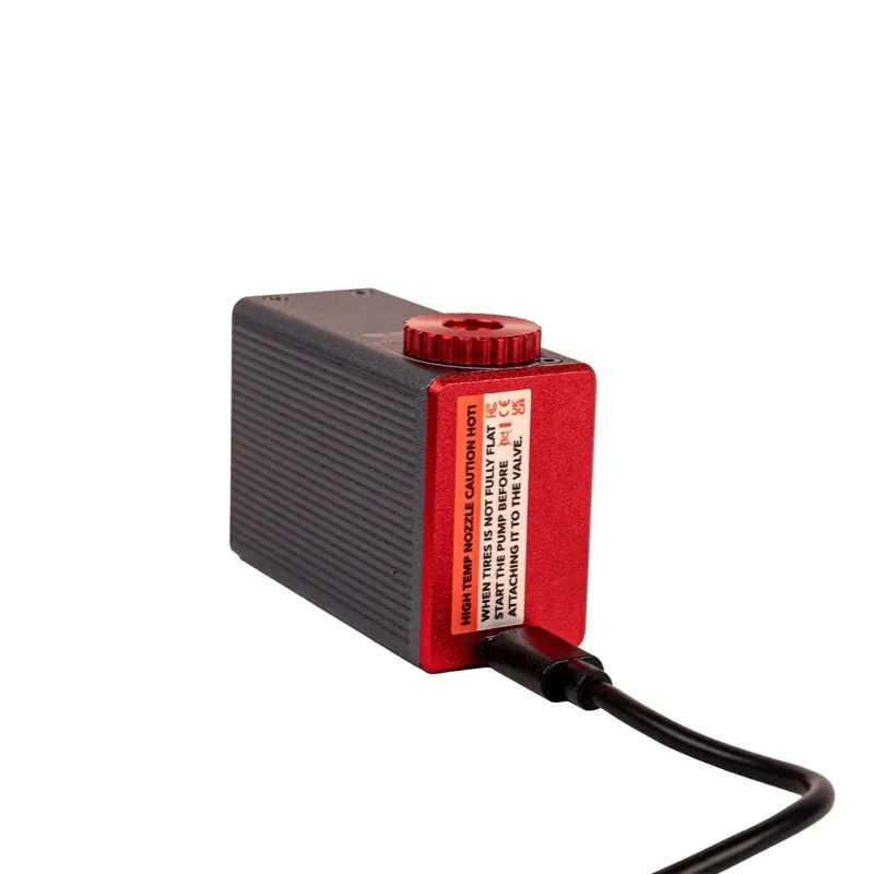 Silca Elettrico Micro Mini Inflator in Red-4
