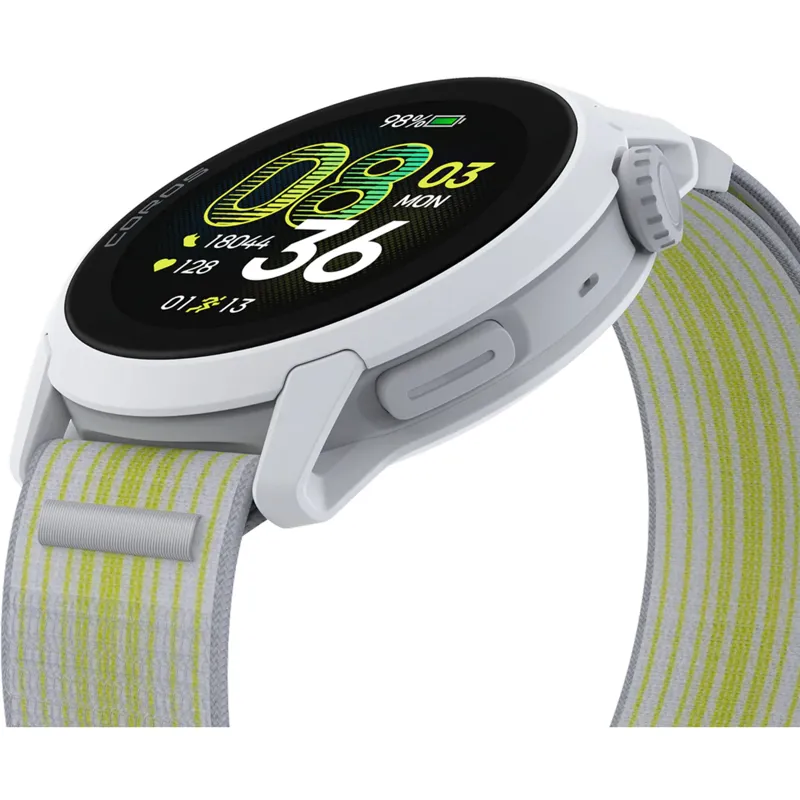 Coros PACE 4 GPS Sport Watch in Nylon White-4