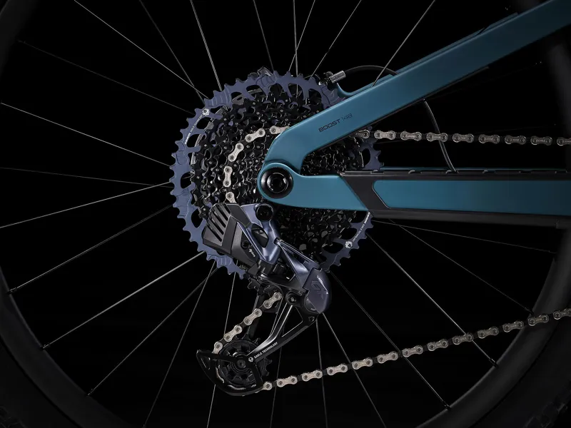 TREK Slash 9.8 GX AXS Full Suspension Mountain Bike in Matte Juniper-10