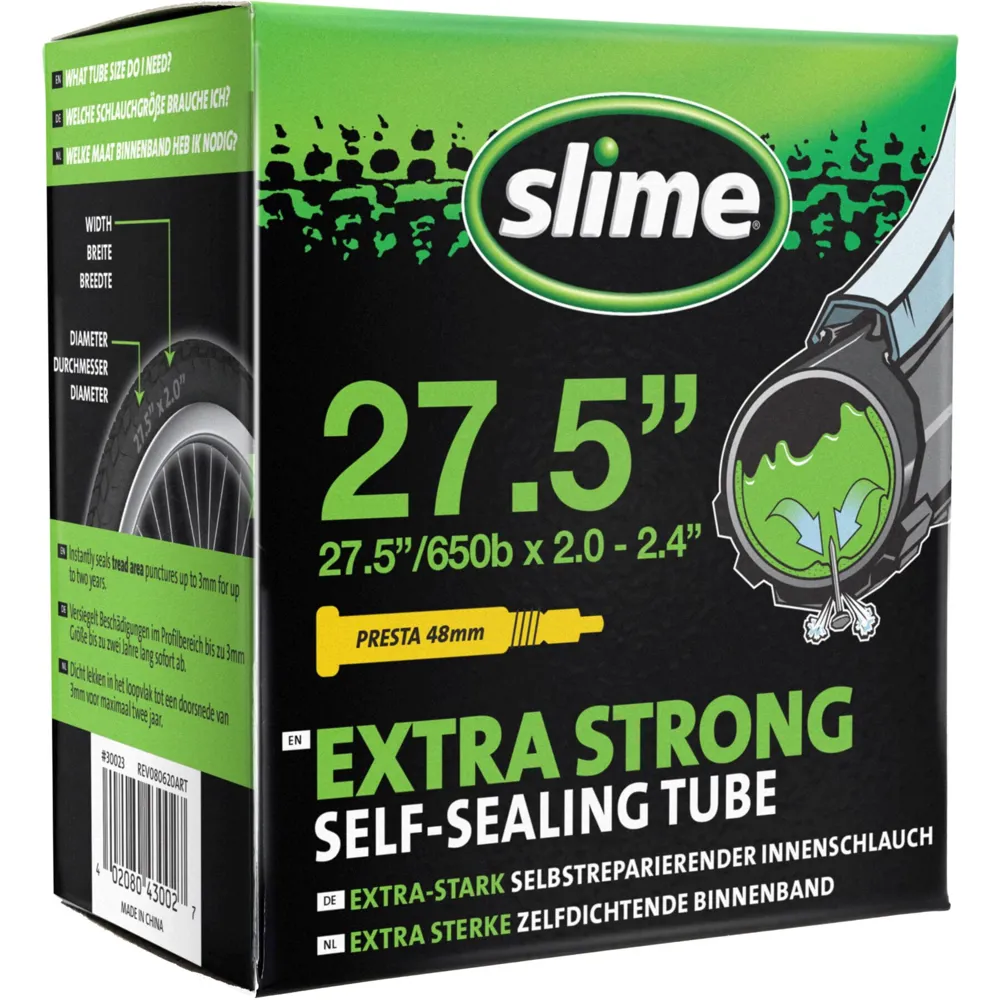 Team Cycles Slime Smart Tube 27.5 x 2.00-2.40 Presta | Interest FREE Finance & Online Refund Policy.