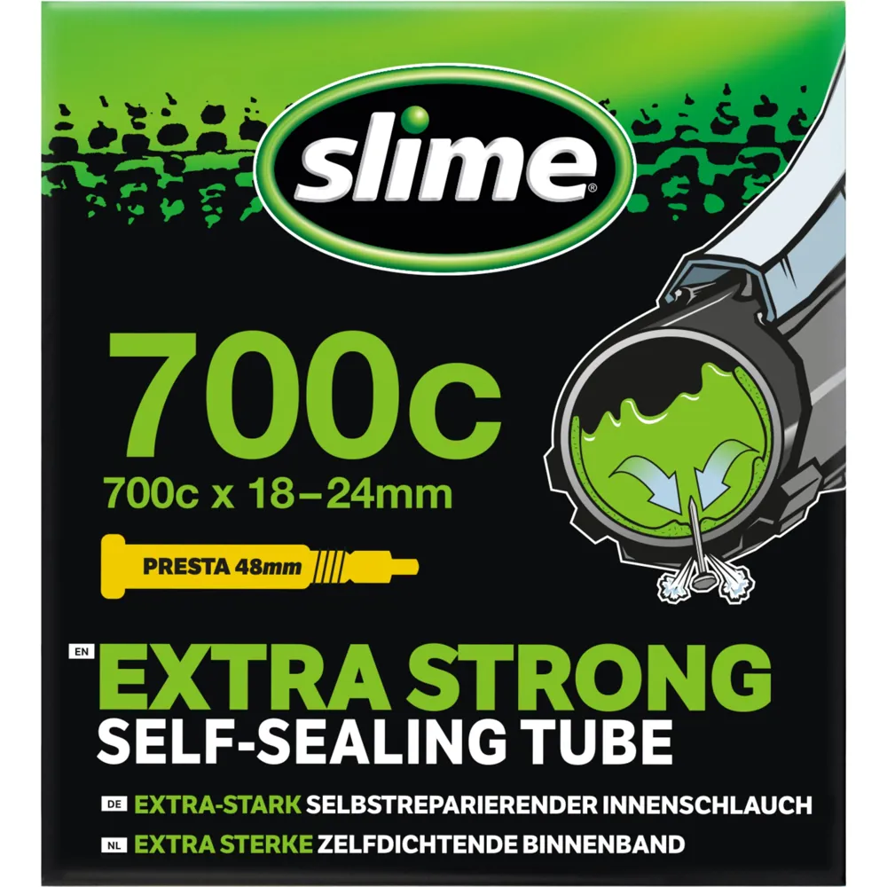 Team Cycles Slime Smart Inner Tube - 700 x 18-24c - Presta Valve | Interest FREE Finance & Online Refund Policy.