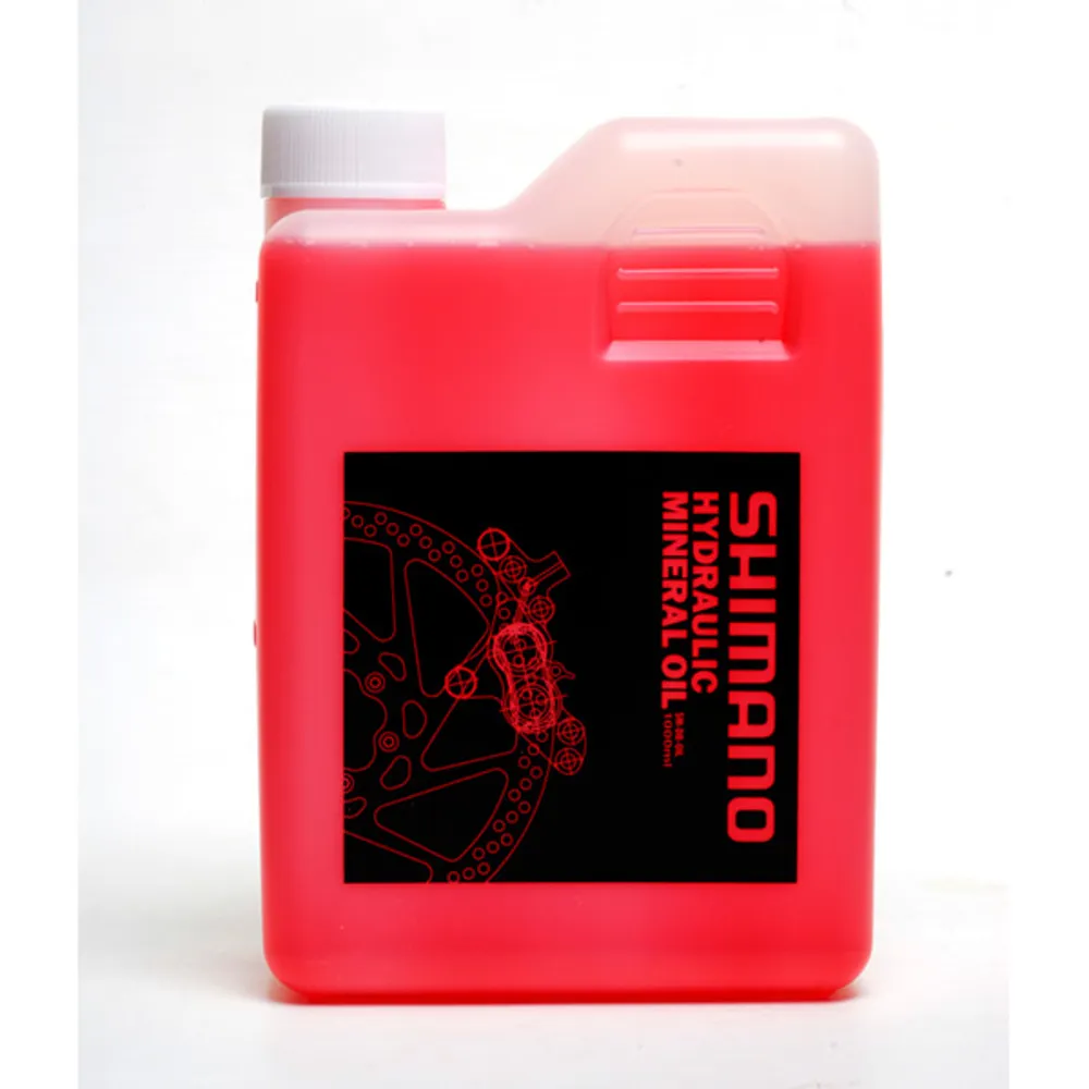 Team Cycles Shimano Disc brake mineral oil 1 litre Red | Interest FREE Finance & Online Refund Policy.