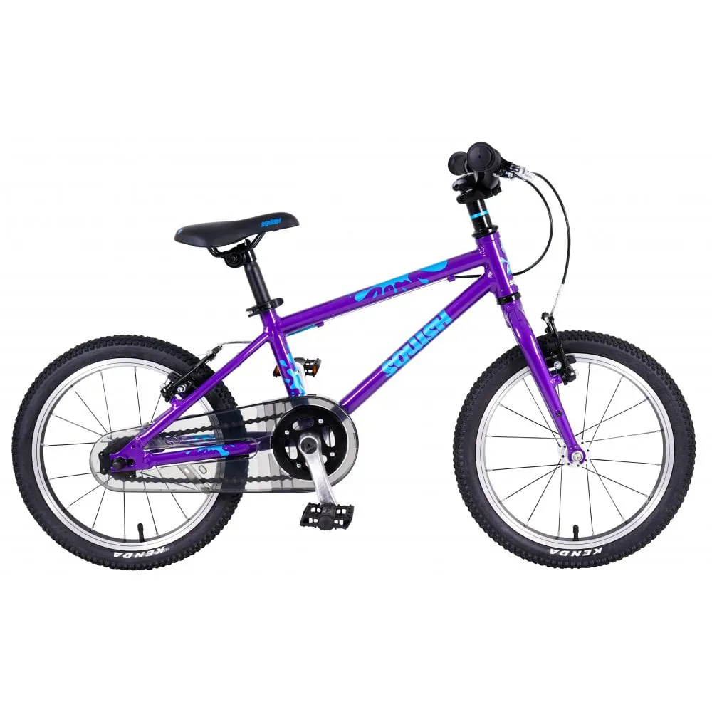 Team Cycles Squish 16 Kids Mountain Bike in Purple | Interest FREE Finance & Online Refund Policy.