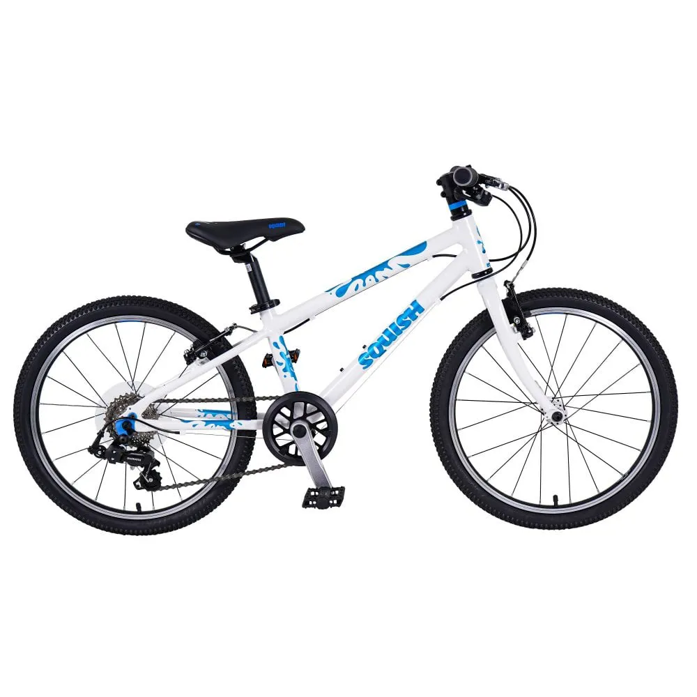 Team Cycles Squish 20 Kids Mountain Bike in White and Blue | Interest FREE Finance & Online Refund Policy.