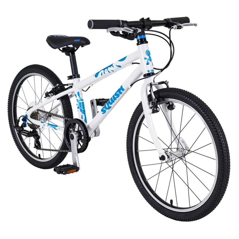 Squish 20 Kids Mountain Bike in White and Blue -1