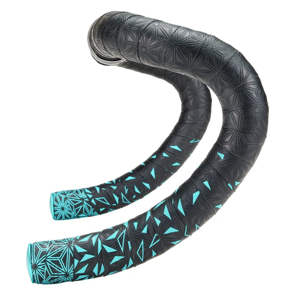 Photos - Grip & Bar End Supacaz Sticky Kush Star Fade Bar Tape Celeste BT-79
