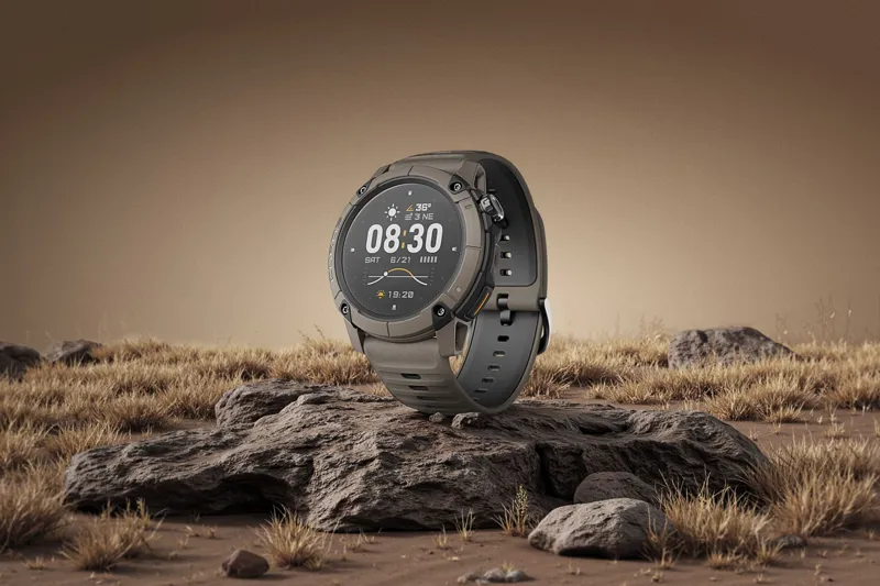 Coros NOMAD GPS Outdoor Watch in Brown-6