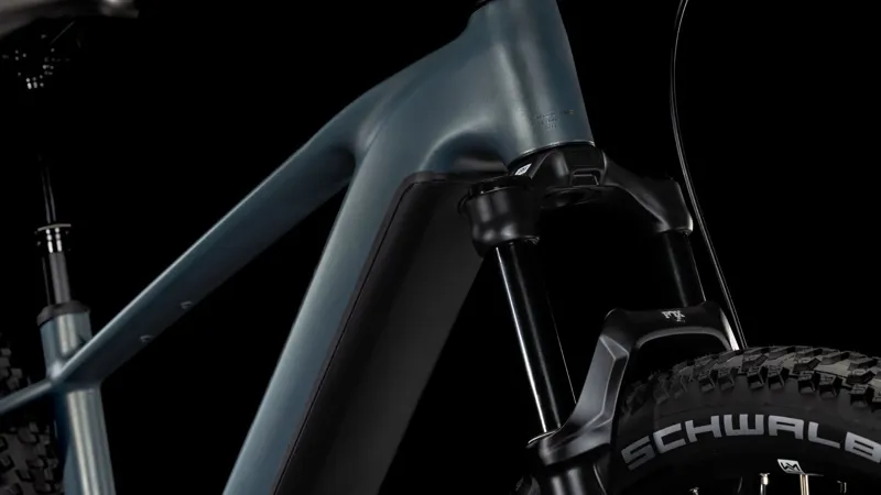 Cube Reaction Hybrid SLX 800Wh Electric Mountain Bike in Sagebrushgreen and Prism-5