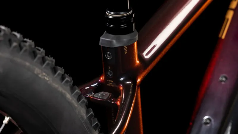 Cube Reaction Hybrid SLT 800Wh Electric Mountain Bike in Solareclipse and Bronze-4