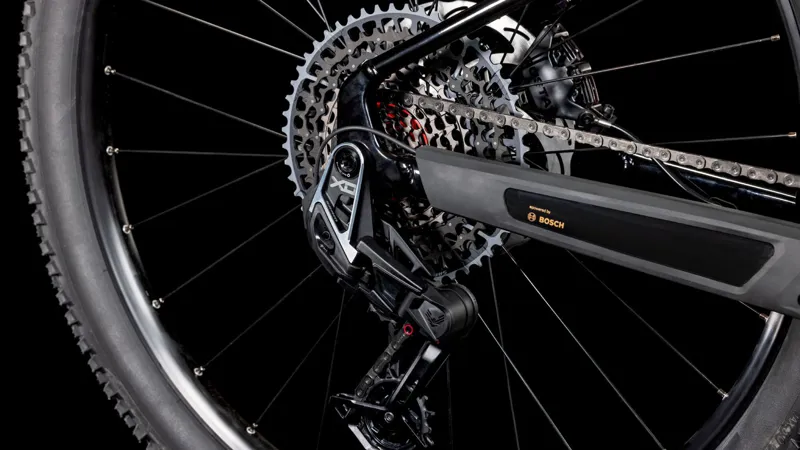 Cube Reaction Hybrid SLT 800Wh Electric Mountain Bike in Solareclipse and Bronze-6