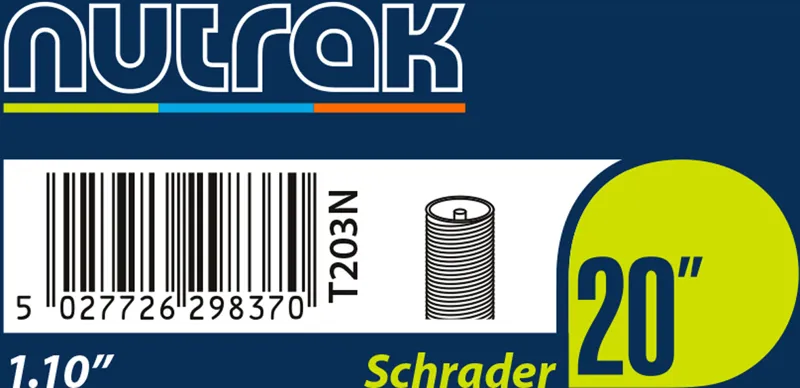 Nutrak Schrader Inner Tube - 20 x 1