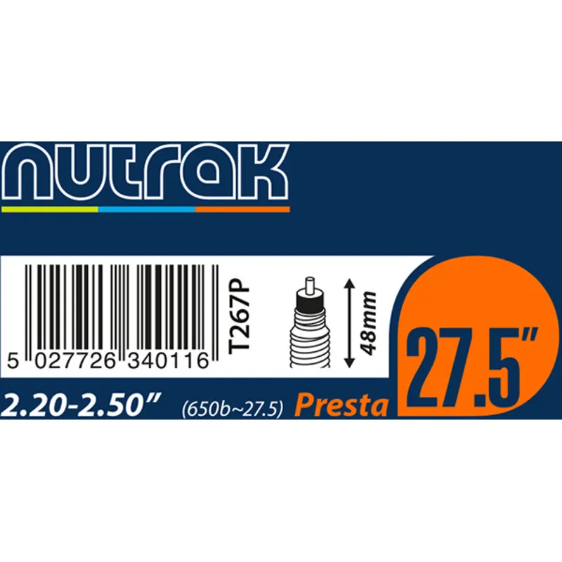 Nutrak 26 inch Schrader Inner Tube - Various Sizes-5
