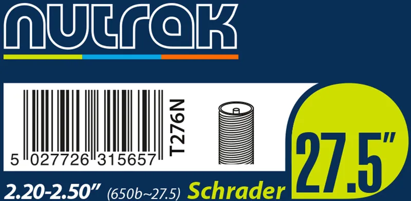Nutrak Schrader Inner Tube - 27.5 x 2.2-2.5 