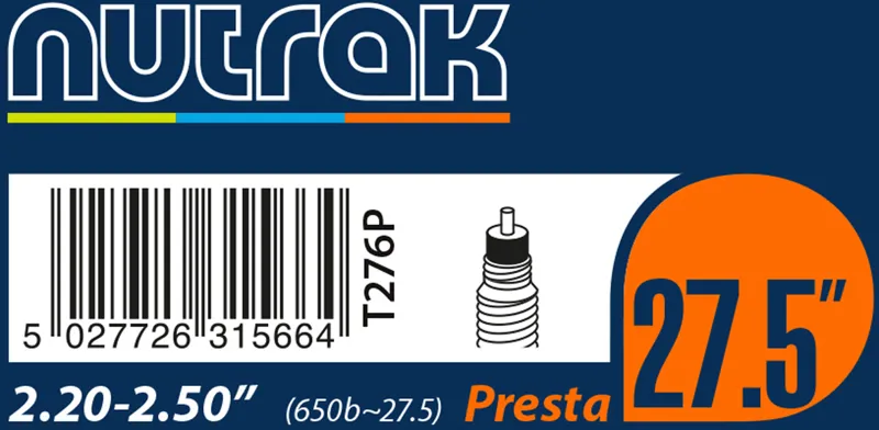 Nutrak Presta Inner Tube - 27.5 x 2.2 - 2.5