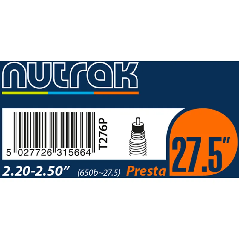 Nutrak 27.5 inch Schrader Inner Tube - Various Sizes-3