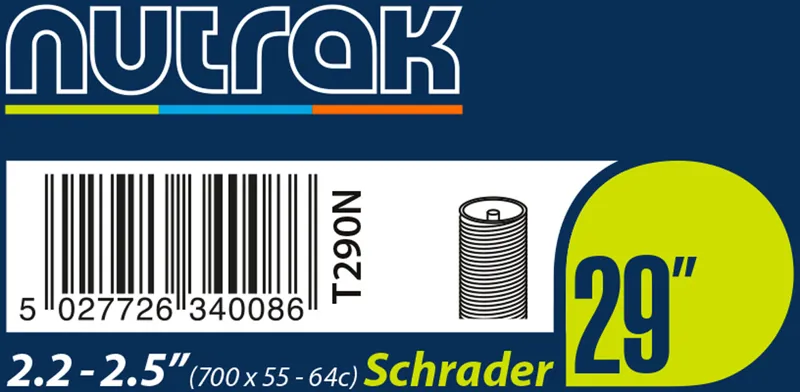 Nutrak Schrader Inner Tube - 29 x 2.2-2.5