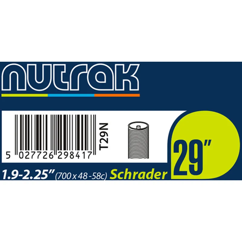 Nutrak 29 inch Schrader Inner Tube - Various Sizes -3
