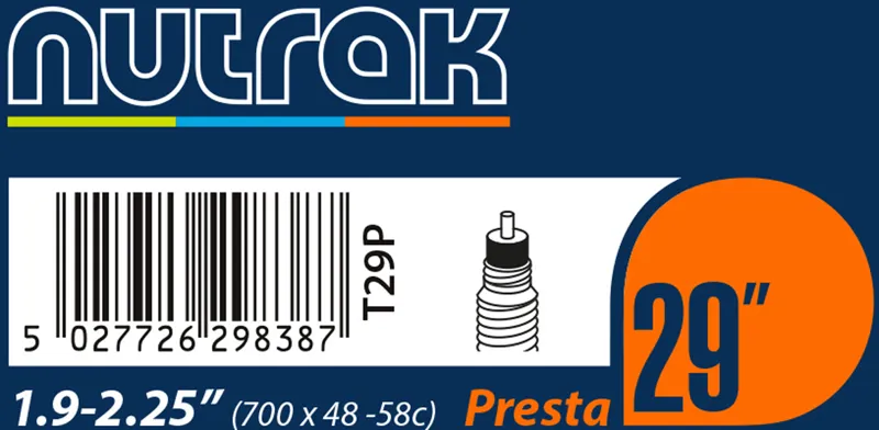 Nutrak Presta Inner Tube - 29 x 1.9 - 2.35