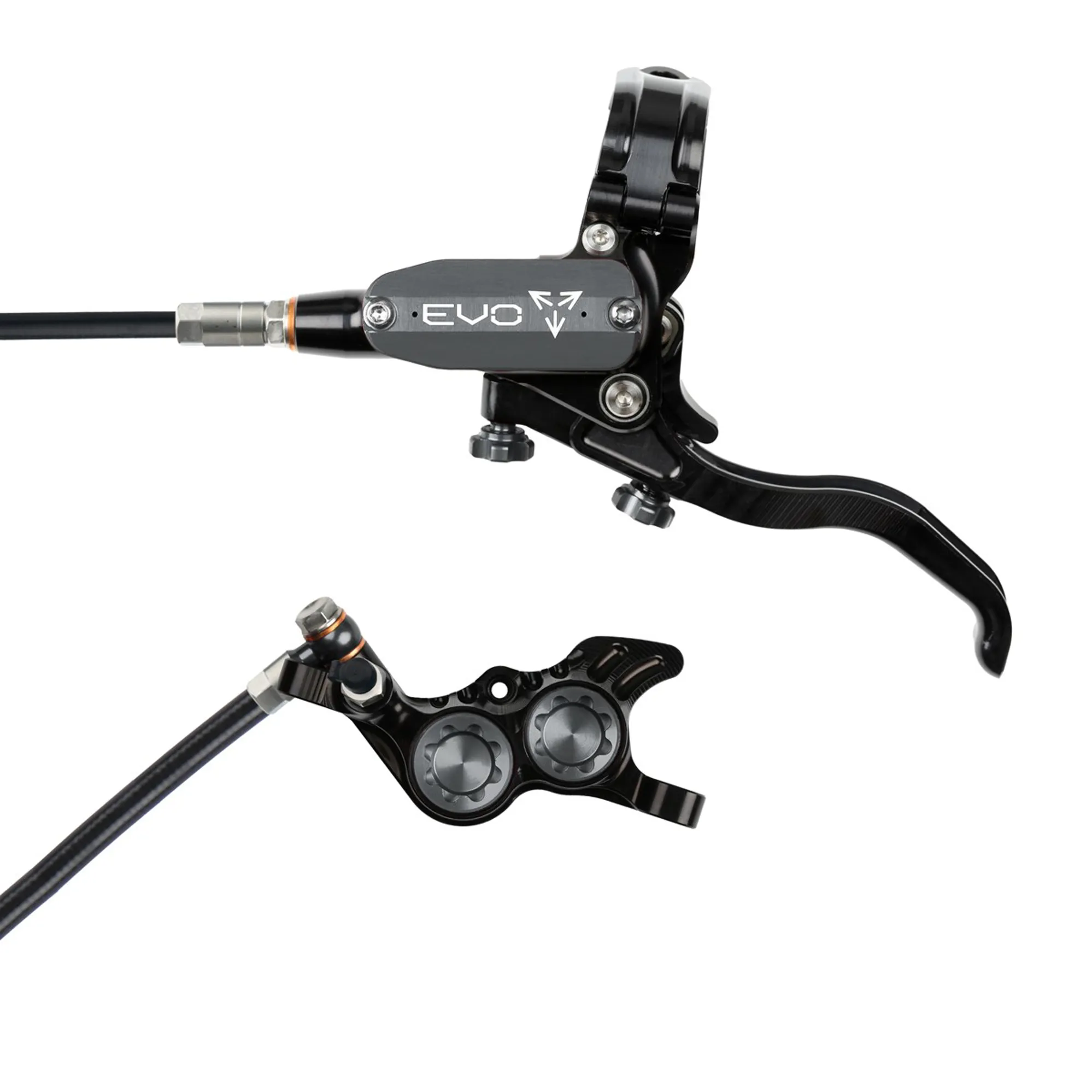 Hope Tech EVO GR4 Left Hand Brake Lever and Calliper in Black