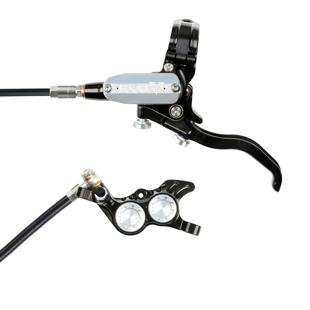 Team Cycles Hope Tech 4 EVO GR4 Left Hand Brake Lever and Calliper in Black and Silver | Interest FREE Finance & Online Refund Policy.