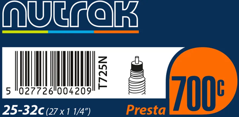 Nutrak Presta Inner Tube - 700 x 25 - 32c