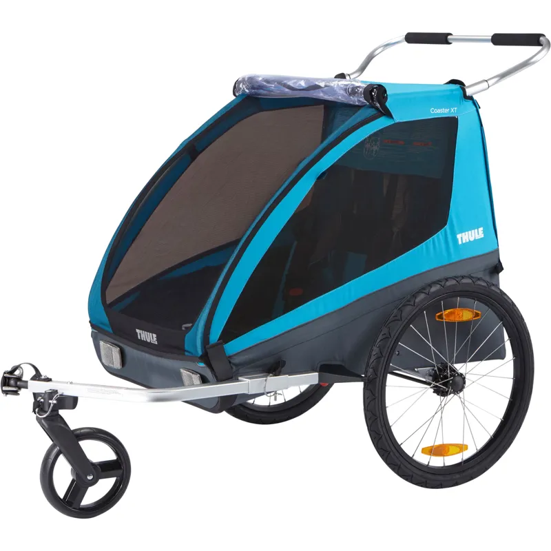 Thule Thule Coaster XT 2-Seat Bike Trailer in Blue 