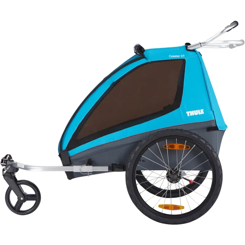 Thule Thule Coaster XT 2-Seat Bike Trailer in Blue -1