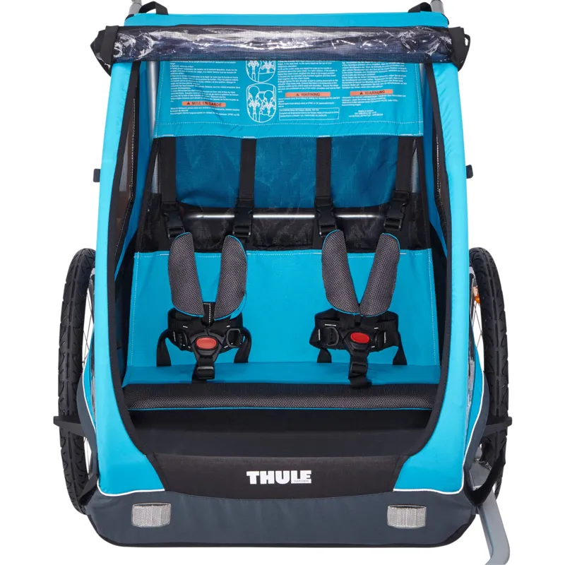 Thule Thule Coaster XT 2-Seat Bike Trailer in Blue -3