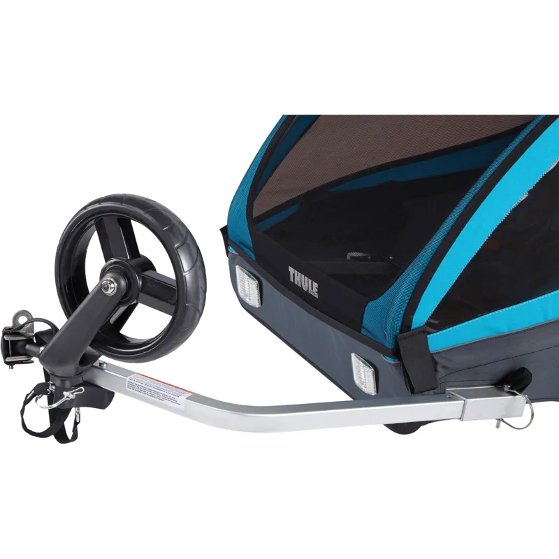 Thule Thule Coaster XT 2-Seat Bike Trailer in Blue -4