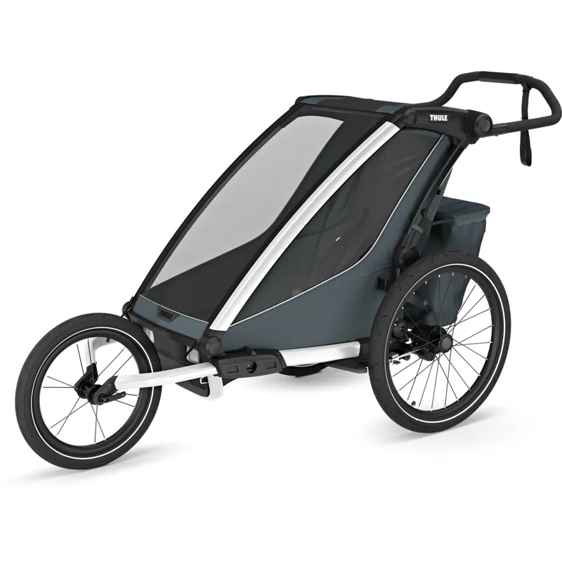 Thule Chariot Cross 2 Single Child Carrier with Cycling and Strolling Kit 