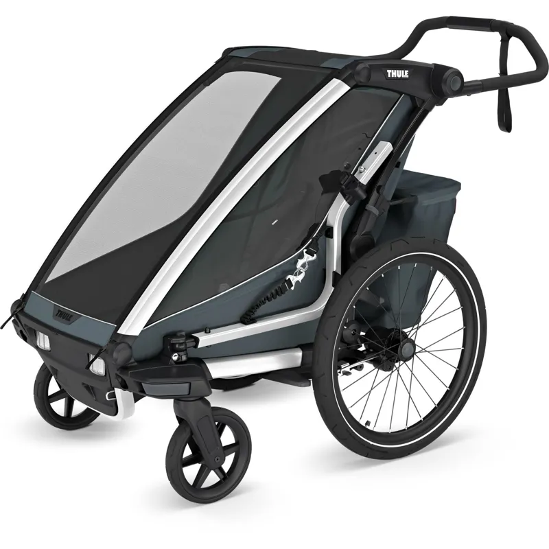 Thule Chariot Cross 2 Single Child Carrier with Cycling and Strolling Kit -1