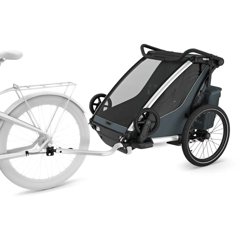 Thule Chariot Cross 2 Double Child Carrier with Cycling and Strolling Kit -2