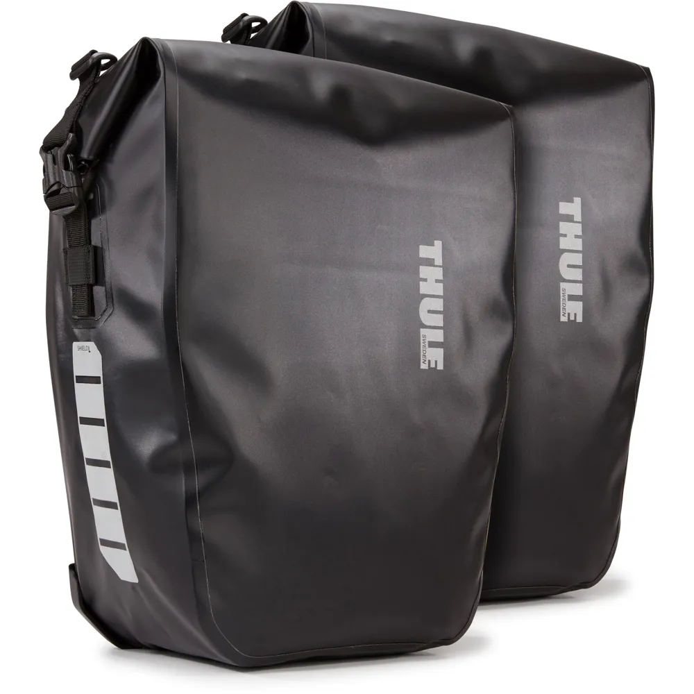 Team Cycles Thule Shield Pannier Bags in Black - Pair - 25L each | Interest FREE Finance & Online Refund Policy.