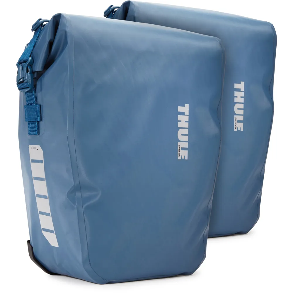 Team Cycles Thule Shield Panniers in Blue - 25L | Interest FREE Finance & Online Refund Policy.