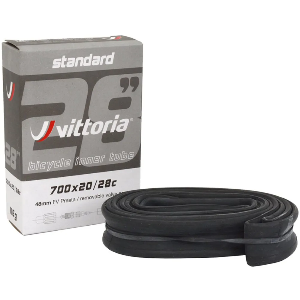 Team Cycles Vittoria Standard Presta Inner Tube - 48mm Valve - 700 x 28/42C | Interest FREE Finance & Online Refund Policy.