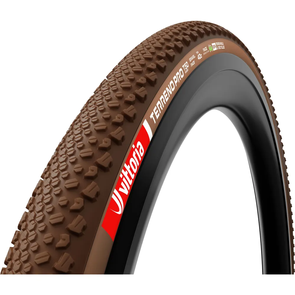 Team Cycles Vittoria Terreno Pro T50 Mixed Gravel Race Natural Brown Tubeless Ready Gravel Tyre - 700c | Interest FREE Finance & Online Refund Policy.