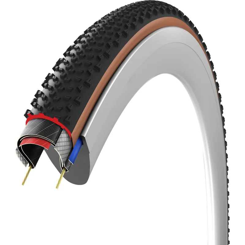 Vittoria Terreno T60 Mixed Gravel Endurance Full Black G2.0 Tubeless Ready Gravel Tyre - 700c-1