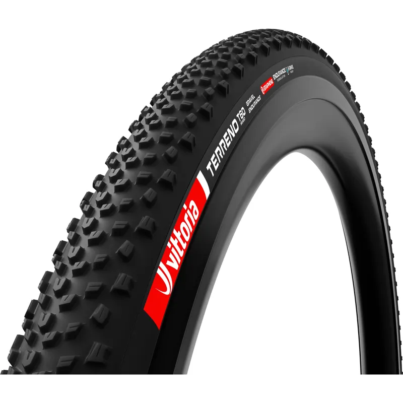 Vittoria Terreno T60 Mixed Gravel Endurance Full Black G2.0 Tubeless Ready Gravel Tyre - 700c